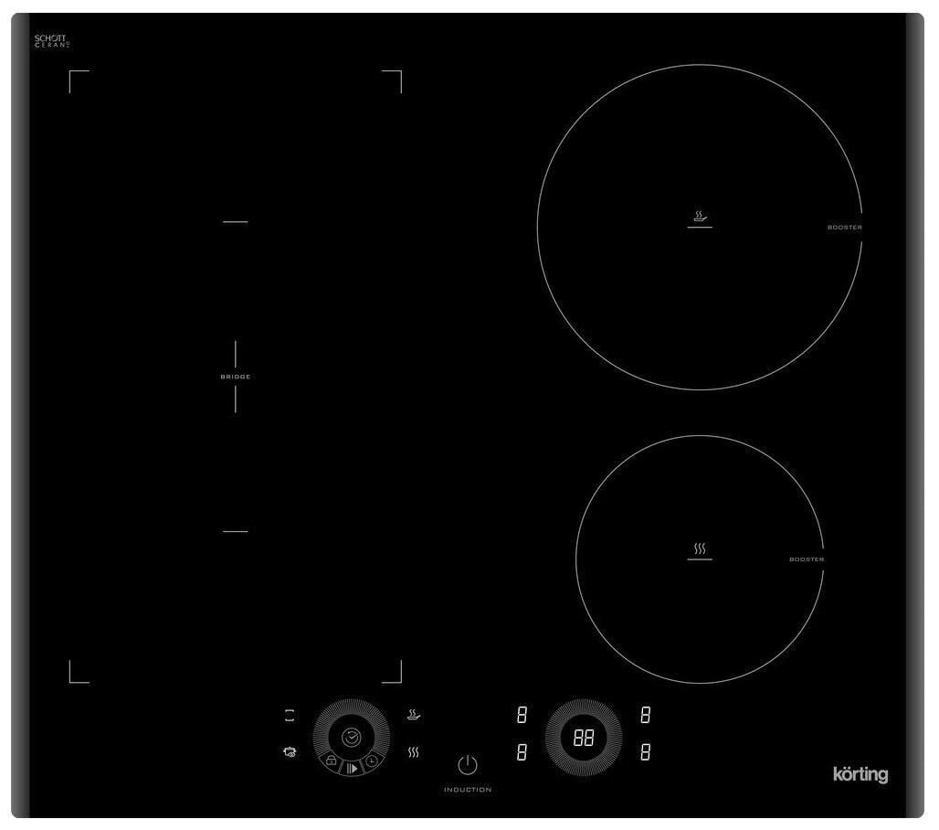 Индукционная варочная панель Korting HIB 64750 B Smart RU, черная