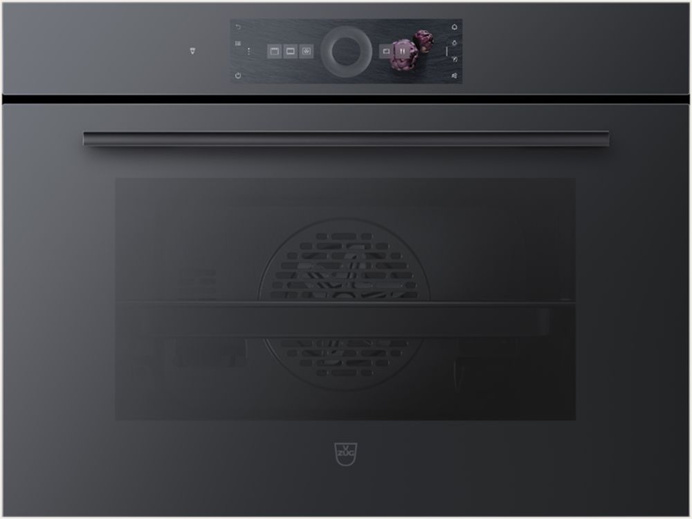 Духовой шкаф V-ZUG Combair V6000 45P черное стекло C6T-21059